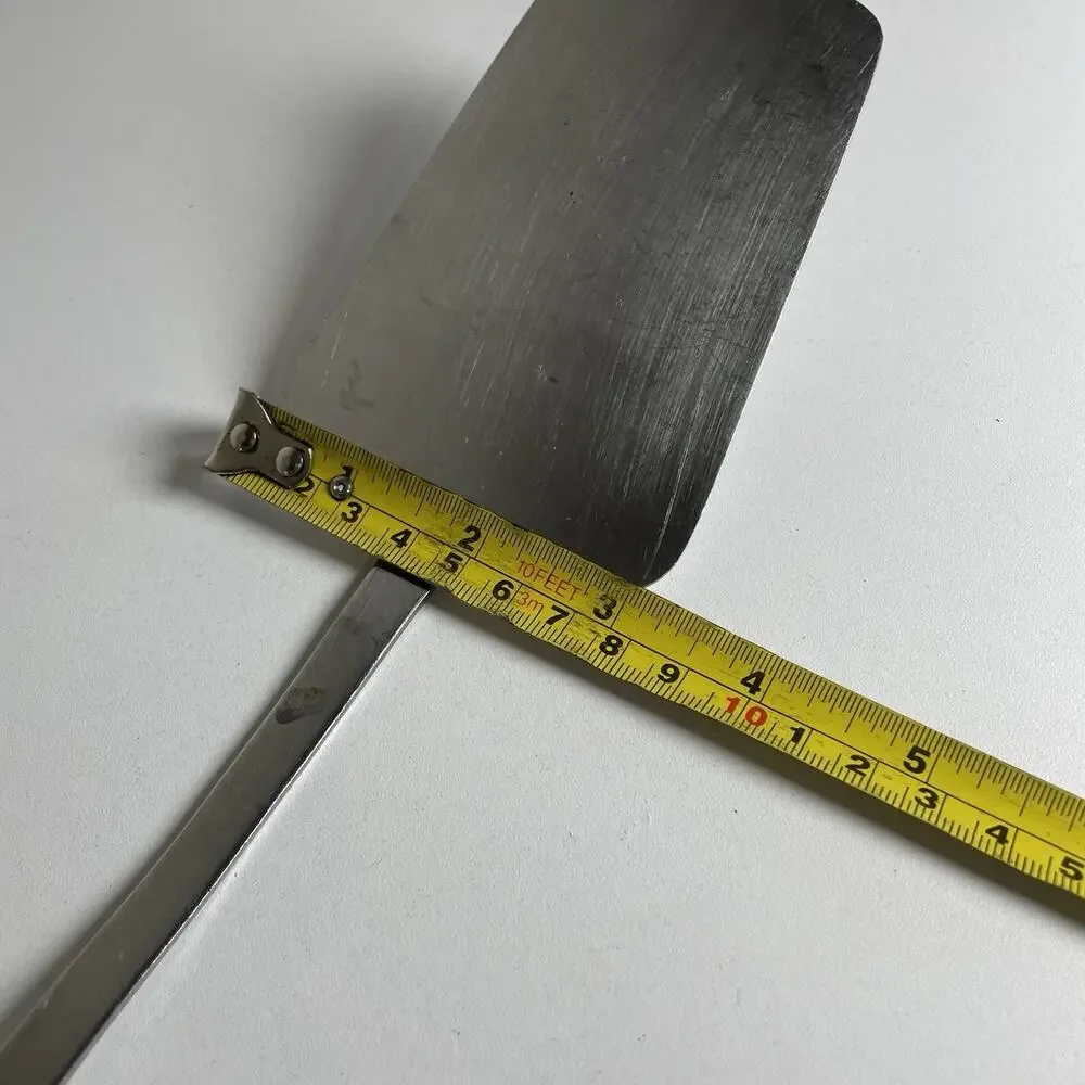 Vintage Robinson Knife Co Stainless Long Flat Spatula Turner Steel Handle 14